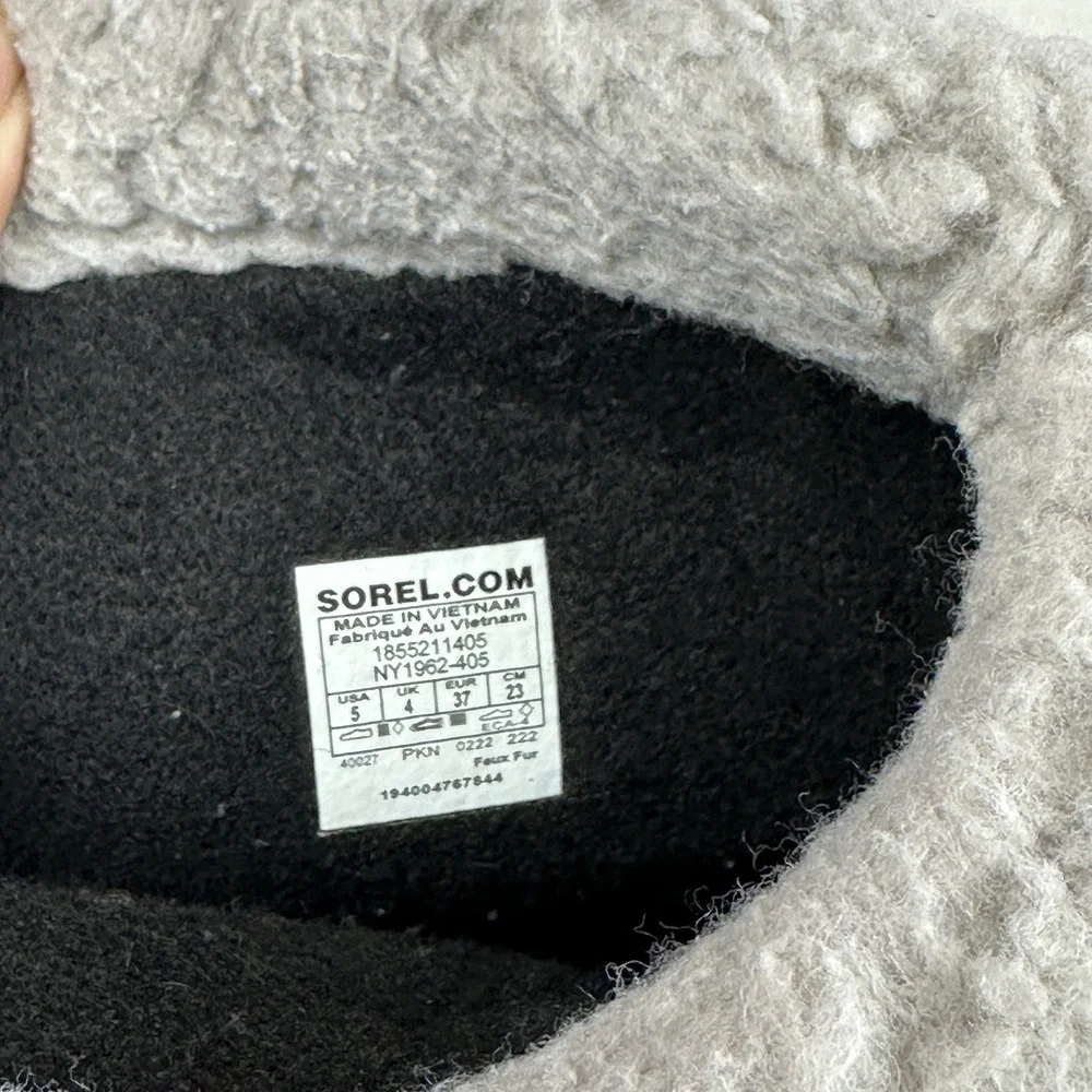 Sorel Blue Waterproof Winter Snow Boots Faux Fur Lined Women's Size‎ 5